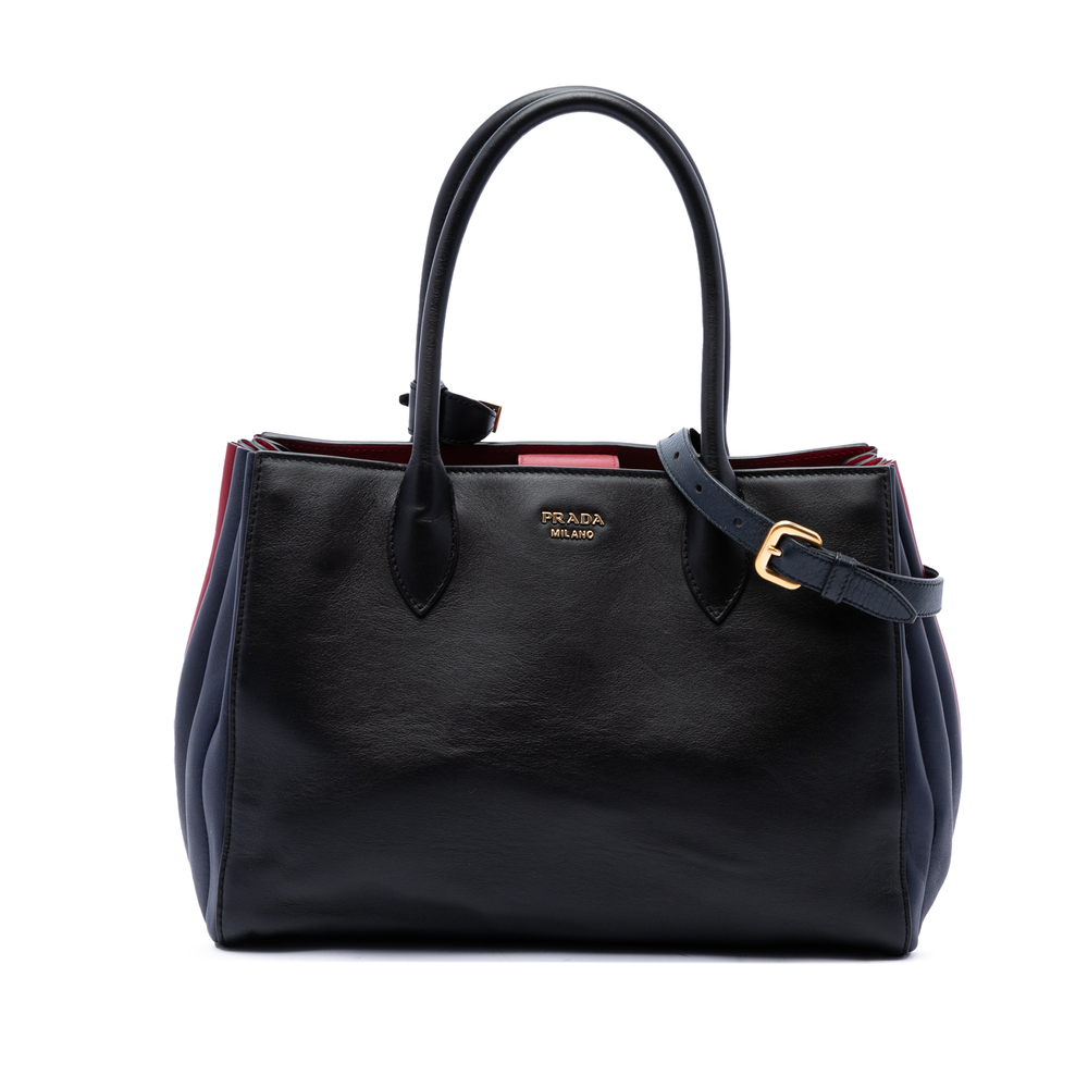 Pre-Loved Prada City Calf Bibliotheque Satchel